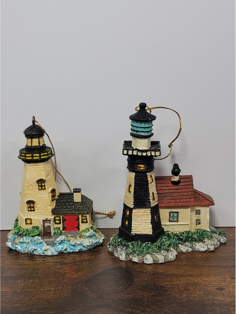 2 Lighthouse Decoration Christmas Ornaments
